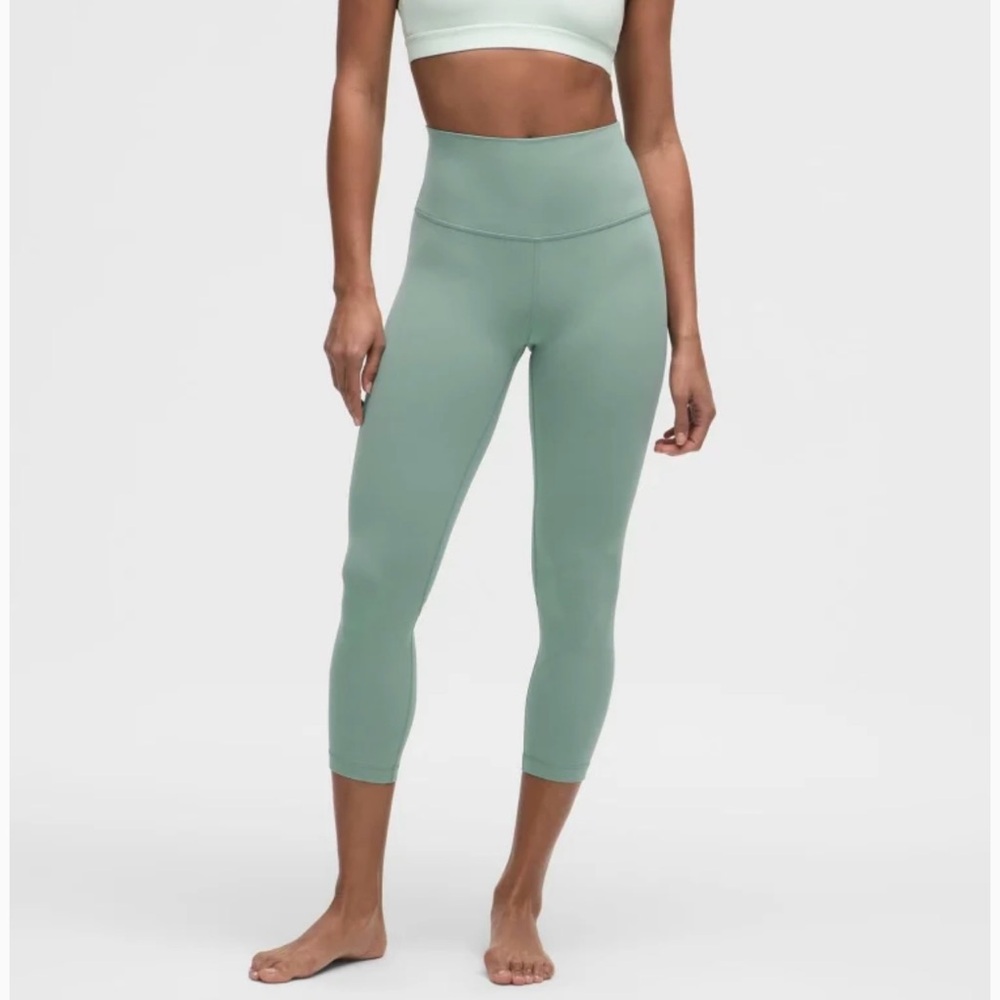 Lululemon Align High Rise Crop 21” Crater Blue - Size 10